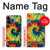 W3459 tie Dye Etui Coque Housse et Flip Housse Cuir pour iPhone 13 Pro Max