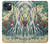 W2491 Hokusai Kirifuri Cascade à Kurokami Etui Coque Housse et Flip Housse Cuir pour iPhone 13