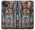 W3210 Santa Maria Del Mar Cathedral Etui Coque Housse et Flip Housse Cuir pour iPhone 13