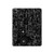 W3808 Tableau noir de mathématiques Tablet Etui Coque Housse pour iPad Pro 12.9 (2022, 2021, 2020, 2018), Air 13 (2024)