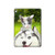 W3795 Peinture Husky Sibérien Ludique Chaton Grincheux Tablet Etui Coque Housse pour iPad Air 2, iPad 9.7 (2017,2018), iPad 6, iPad 5