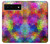W3677 Mosaïques de briques colorées Etui Coque Housse et Flip Housse Cuir pour Google Pixel 6