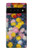 W3342 Claude Monet Chrysanthèmes Etui Coque Housse et Flip Housse Cuir pour Google Pixel 6 Pro