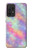 W3706 Arc-en-ciel pastel Galaxy Pink Sky Etui Coque Housse et Flip Housse Cuir pour Samsung Galaxy A52s 5G