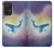 W3802 Rêve Baleine Pastel Fantaisie Etui Coque Housse et Flip Housse Cuir pour Samsung Galaxy A52s 5G