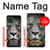 W1352 Lion Visage Etui Coque Housse et Flip Housse Cuir pour Motorola Moto G Stylus 5G