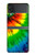 W3422 tie Dye Etui Coque Housse et Flip Housse pour Samsung Galaxy Z Flip 3 5G