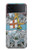 W3743 Carte de tarot le jugement Etui Coque Housse et Flip Housse pour Samsung Galaxy Z Flip 3 5G