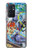 W0588 mur de graffiti Etui Coque Housse et Flip Housse Cuir pour OnePlus 9RT 5G