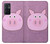 W3269 Porc Dessin animé Etui Coque Housse et Flip Housse Cuir pour OnePlus 9RT 5G