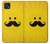 W1145 Soleil jaune Mustache Etui Coque Housse et Flip Housse Cuir pour Motorola Moto G50 5G [for G50 5G only. NOT for G50]