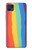 W3799 Arc-en-ciel aquarelle vertical mignon Etui Coque Housse et Flip Housse Cuir pour Motorola Moto G50 5G [for G50 5G only. NOT for G50]