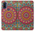 W3694 Modèle d'art hippie Etui Coque Housse et Flip Housse Cuir pour Motorola G Pure