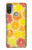 W3408 citron Etui Coque Housse et Flip Housse Cuir pour Motorola Moto E20,E30,E40