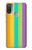 W3678 Vertical arc-en-ciel coloré Etui Coque Housse et Flip Housse Cuir pour Motorola Moto E20,E30,E40