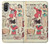 W3820 Poupée de papier de mode de cow-girl vintage Etui Coque Housse et Flip Housse Cuir pour Motorola Moto E20,E30,E40