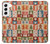 W2854 Motif mignon de Noël Etui Coque Housse et Flip Housse Cuir pour Samsung Galaxy S22