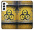 W3669 Graphique du réservoir de danger biologique Etui Coque Housse et Flip Housse Cuir pour Samsung Galaxy S22