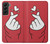 W3701 Mini signe d'amour de coeur Etui Coque Housse et Flip Housse Cuir pour Samsung Galaxy S22 Plus