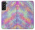 W3706 Arc-en-ciel pastel Galaxy Pink Sky Etui Coque Housse et Flip Housse Cuir pour Samsung Galaxy S22 Plus