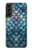 W3809 Écaille de poisson sirène Etui Coque Housse et Flip Housse Cuir pour Samsung Galaxy S22 Plus