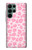 W2213 Motif rose Léopard Etui Coque Housse et Flip Housse Cuir pour Samsung Galaxy S22 Ultra