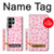 W2213 Motif rose Léopard Etui Coque Housse et Flip Housse Cuir pour Samsung Galaxy S22 Ultra