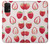 W3481 fraise Etui Coque Housse et Flip Housse Cuir pour Samsung Galaxy M32 5G