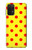 W3526 Rouge tache à pois Etui Coque Housse et Flip Housse Cuir pour Samsung Galaxy M32 5G