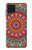 W3694 Modèle d'art hippie Etui Coque Housse et Flip Housse Cuir pour Samsung Galaxy M22