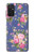 W3265 Motif Fleur millésimé Etui Coque Housse et Flip Housse Cuir pour Samsung Galaxy M52 5G