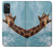 W3680 Girafe de sourire mignon Etui Coque Housse et Flip Housse Cuir pour Samsung Galaxy M52 5G