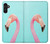 W3708 Flamant rose Etui Coque Housse et Flip Housse Cuir pour Samsung Galaxy A13 5G