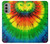 W3422 tie Dye Etui Coque Housse et Flip Housse Cuir pour Motorola Moto G51 5G