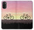 W3252 vélo Coucher de soleil Etui Coque Housse et Flip Housse Cuir pour Motorola Moto G71 5G