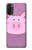 W3269 Porc Dessin animé Etui Coque Housse et Flip Housse Cuir pour Motorola Moto G71 5G