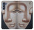 W1255 Visage du Bouddha Etui Coque Housse et Flip Housse Cuir pour Motorola Edge S30