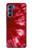 W2480 Tie dye rouge Etui Coque Housse et Flip Housse Cuir pour Motorola Edge S30