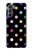 W3532 Coloré à pois Etui Coque Housse et Flip Housse Cuir pour Motorola Edge S30