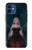 W3847 Lilith Devil Bride Gothique Fille Crâne Grim Reaper Etui Coque Housse et Flip Housse Cuir pour iPhone 12 mini