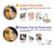 W3853 La Joconde Gustav Klimt Vermeer Etui Coque Housse et Flip Housse Cuir pour iPhone 12 mini