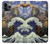 W3851 Monde de l'art Van Gogh Hokusai Da Vinci Etui Coque Housse et Flip Housse Cuir pour iPhone 11 Pro Max