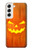 W3828 Citrouille d'Halloween Etui Coque Housse et Flip Housse Cuir pour Samsung Galaxy S22