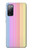 W3849 Couleurs verticales colorées Etui Coque Housse et Flip Housse Cuir pour Samsung Galaxy S20 FE