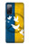 W3857 Colombe de la paix drapeau ukrainien Etui Coque Housse et Flip Housse Cuir pour Samsung Galaxy S20 FE