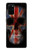 W3848 Crâne de drapeau du Royaume-Uni Etui Coque Housse et Flip Housse Cuir pour Samsung Galaxy S20 Plus, Galaxy S20+