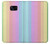 W3849 Couleurs verticales colorées Etui Coque Housse et Flip Housse Cuir pour Samsung Galaxy S7