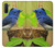 W3839 Oiseau bleu du bonheur Oiseau bleu Etui Coque Housse et Flip Housse Cuir pour Samsung Galaxy Note 10