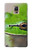 W3845 Grenouille verte Etui Coque Housse et Flip Housse Cuir pour Samsung Galaxy Note 4