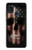 W3850 Crâne de drapeau américain Etui Coque Housse et Flip Housse Cuir pour Samsung Galaxy A21s